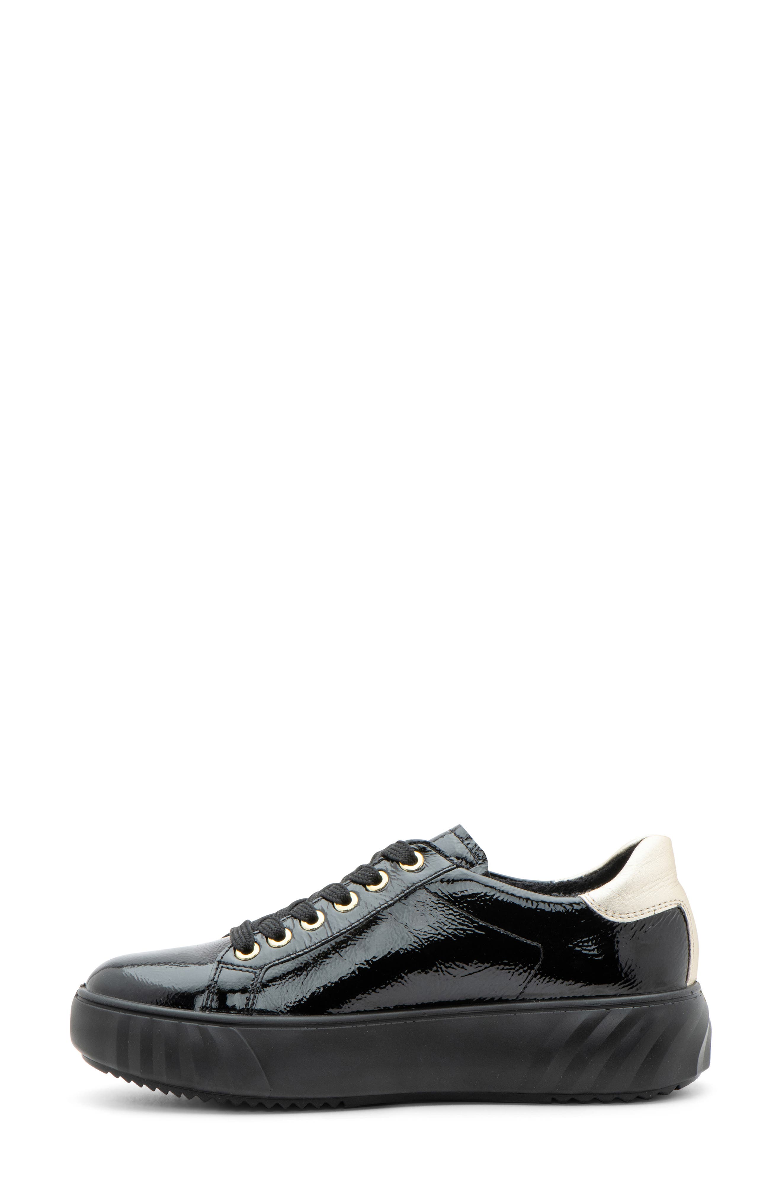Mikky Platform Sneaker, Alternate, color, BLACK/ PLATINUM