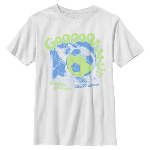 Boy's Lost Gods Summer of Soccer and Goals  Graphic T-Shirt