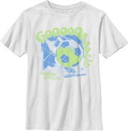 Lost Gods Boy's Lost Gods Summer of Soccer and Goals  Graphic T-Shirt