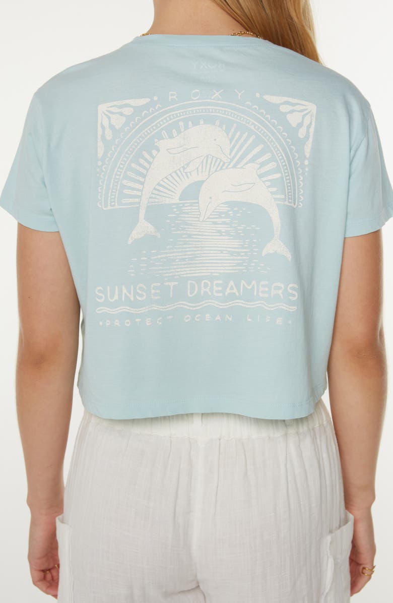 Roxy Sunset Dreams Graphic Baby Tee, Alternate, color, Stratosphere Sunset Dreams