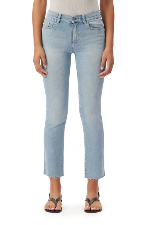 Mara Instasculpt Mid Rise Ankle Straight Leg Jeans