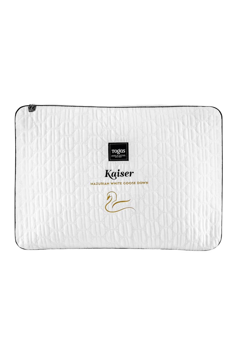 Kaiser Mazurian goose down comforter, Alternate, color, White