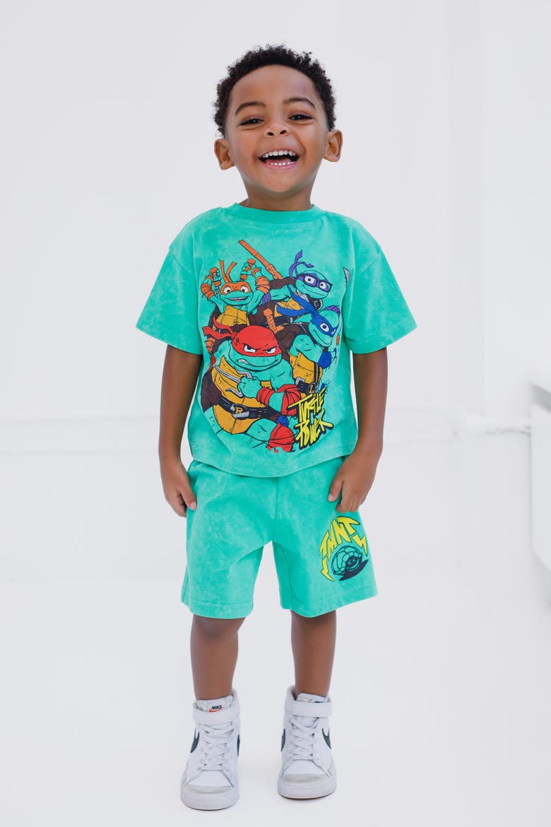 2-Piece T-Shirt and Shorts Set, Alternate, color, Gumdrop Green