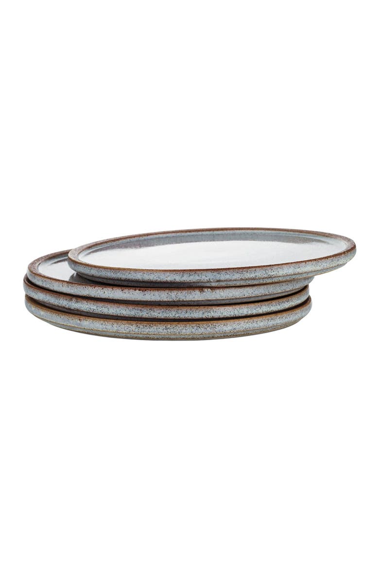 Vince Stoneware 4-Piece Salad Plate Set, Alternate, color, Brown