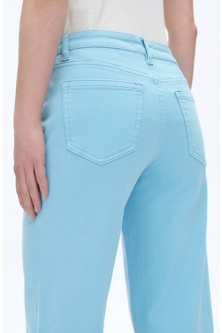 Mid Rise Wide Leg Jeans, Alternate, color, SKY BLUE