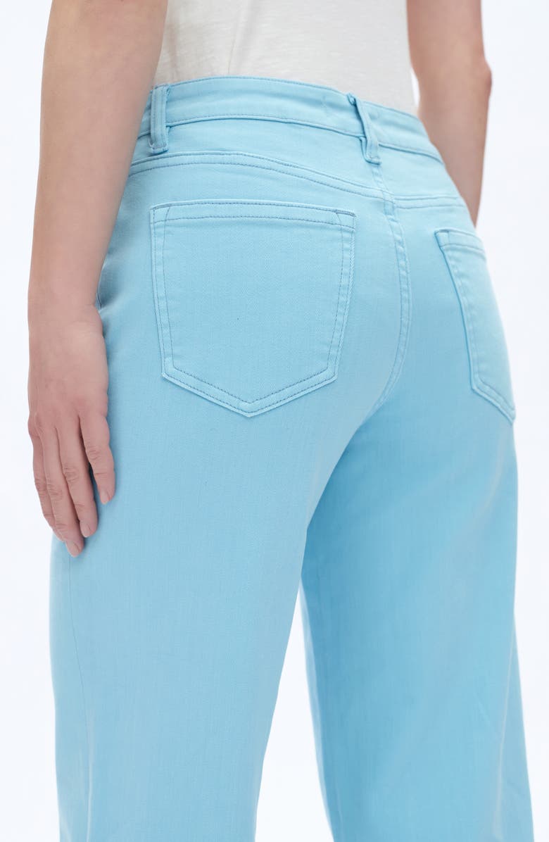 Bayeas Mid Rise Wide Leg Jeans, Alternate, color, Sky Blue