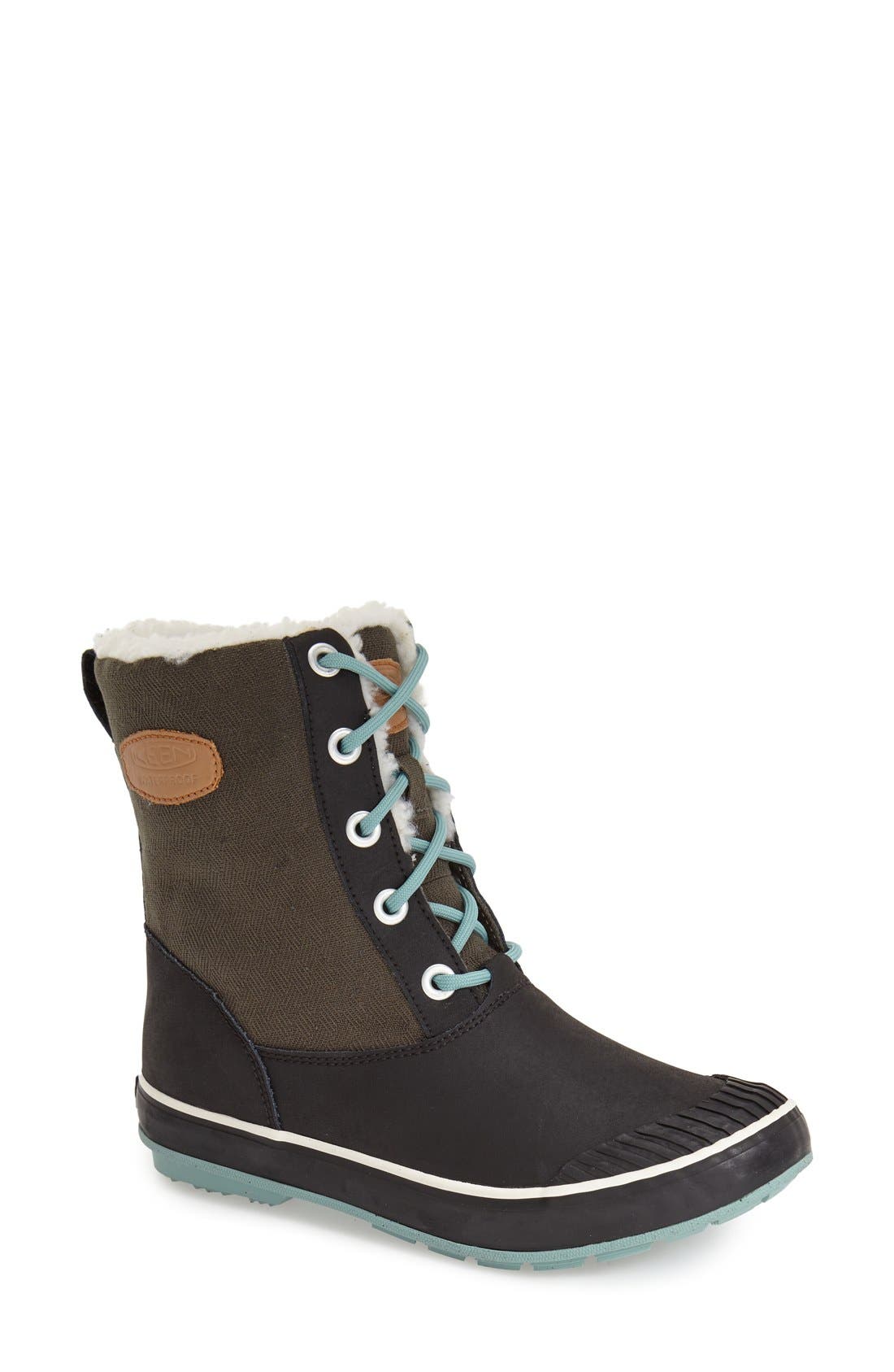 'Elsa' Waterproof Boot, Main, color, FORSET NIGHT
