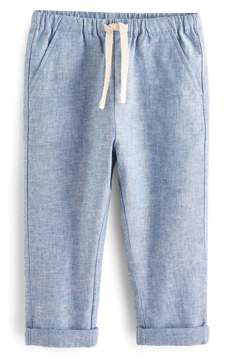 NEXT Kids' Drawstring Linen Blend Pants, Main, color, 