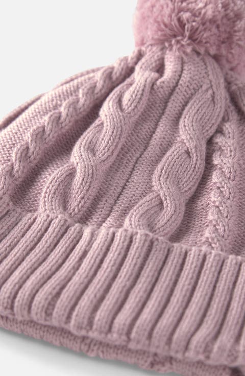 Organic Cotton Cable Knit Hat