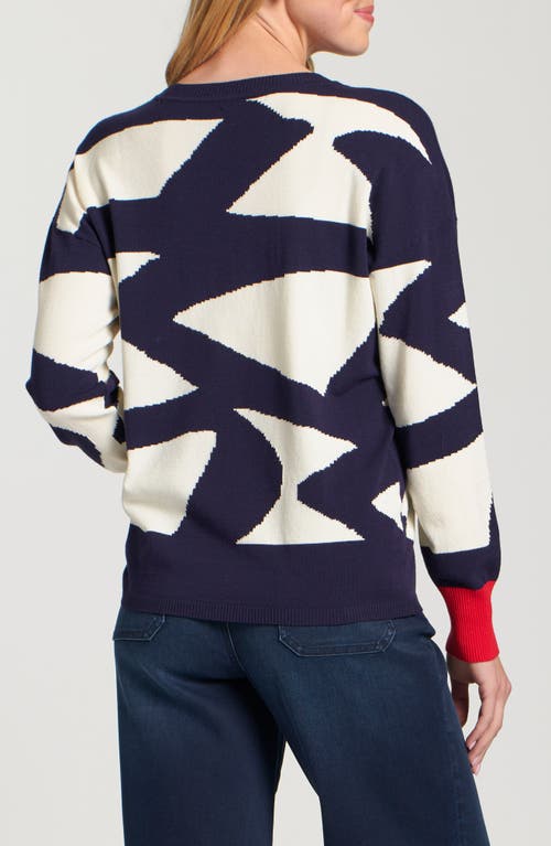Apny Graphic Pullover In Multi