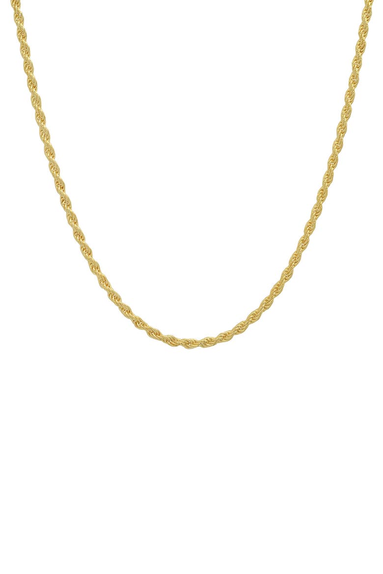 Rope Chain Necklace, Main, color, GOLD