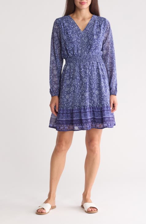 Vienna Floral Long Sleeve Dress