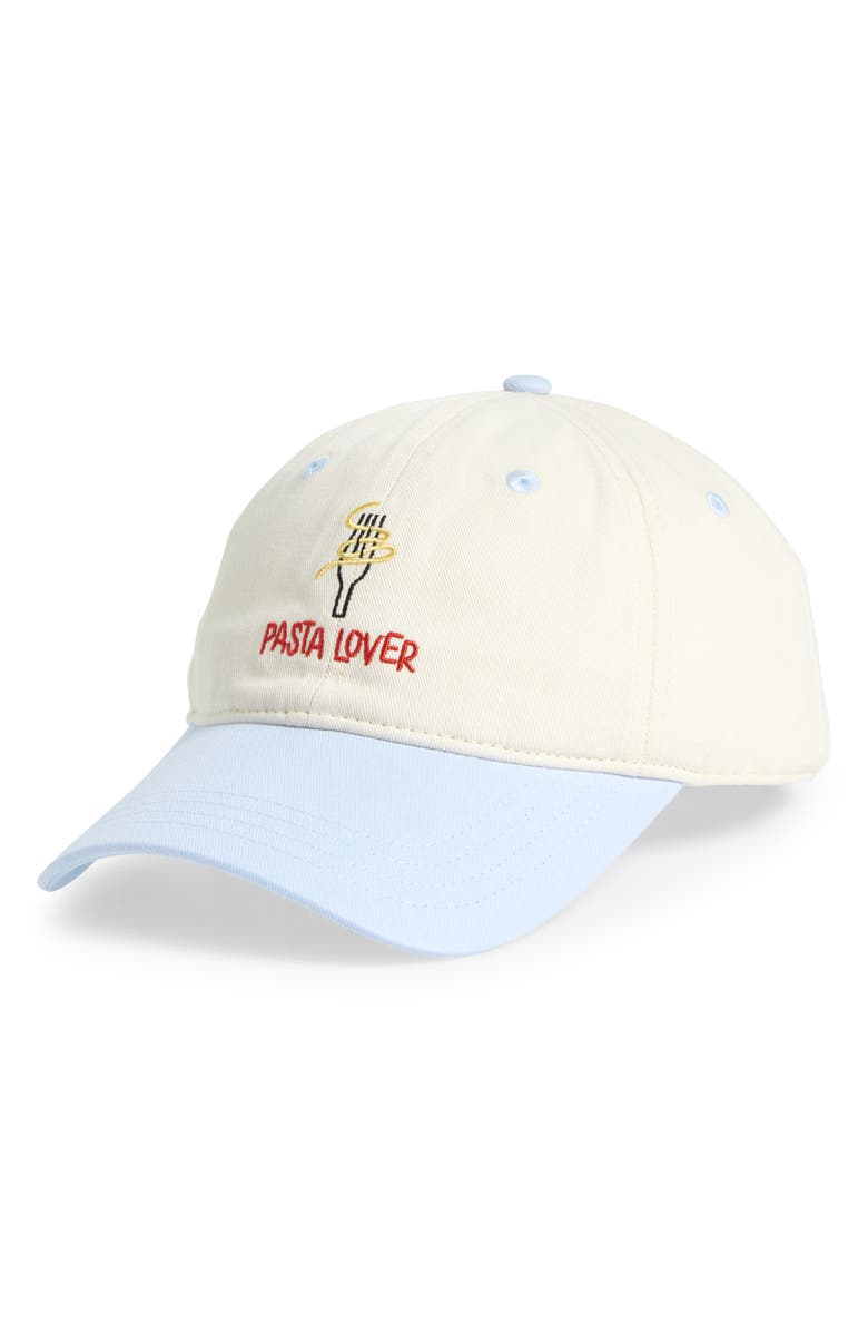 FRASIER STERLING Pasta Lover Embroidered Baseball Cap, Main, color,