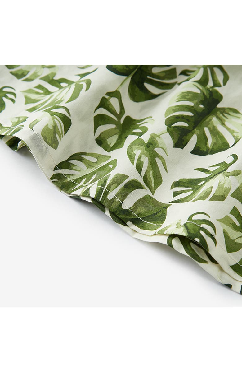 Milkbarn Ruffle Dress, Alternate, color, Island Leaf