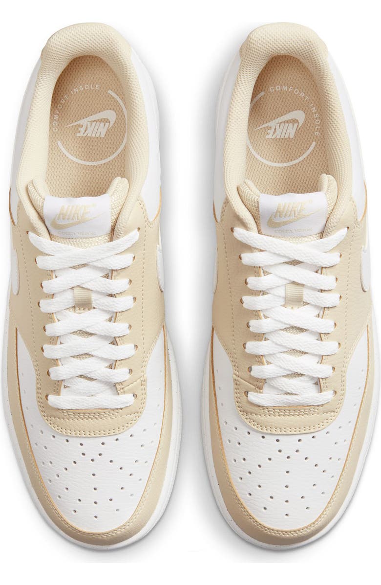 Nike Court Vision Low Sneaker, Alternate, color, 200 Lt Khaki/White