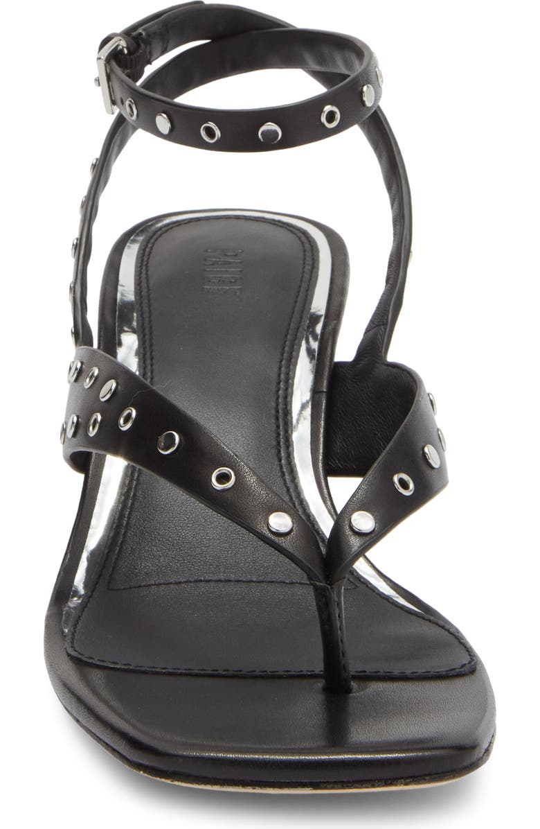 PAIGE Emmy Ankle Strap Sandal, Alternate, color, Black
