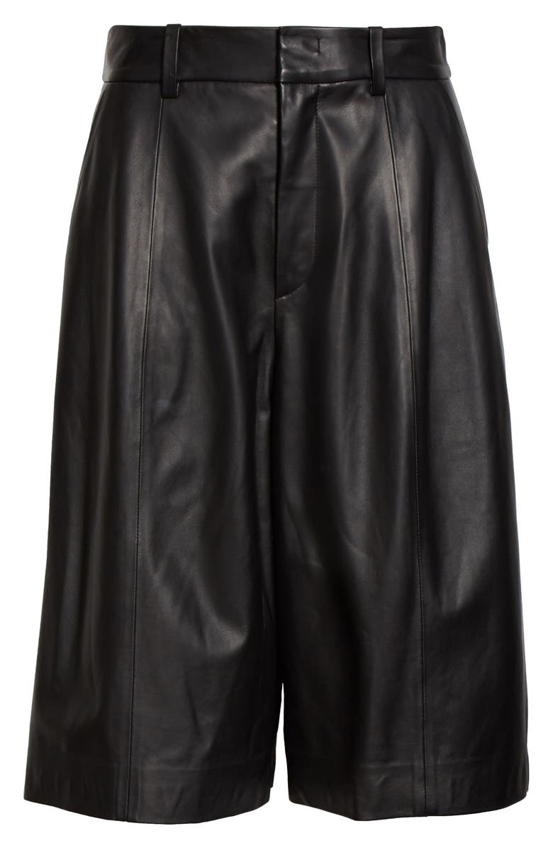 Vince Leather Shorts, Alternate, color,