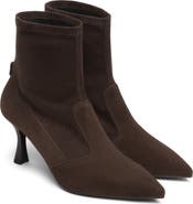 NeroGiardini Pointed Toe Stretch Bootie