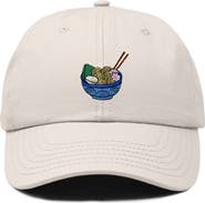 Dalix Noodles Embroidered Casual Cap