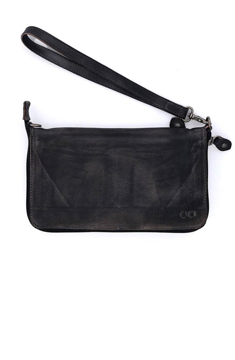 Bed Stu Templeton II Wallet, Main, color, Black Grey Rustic