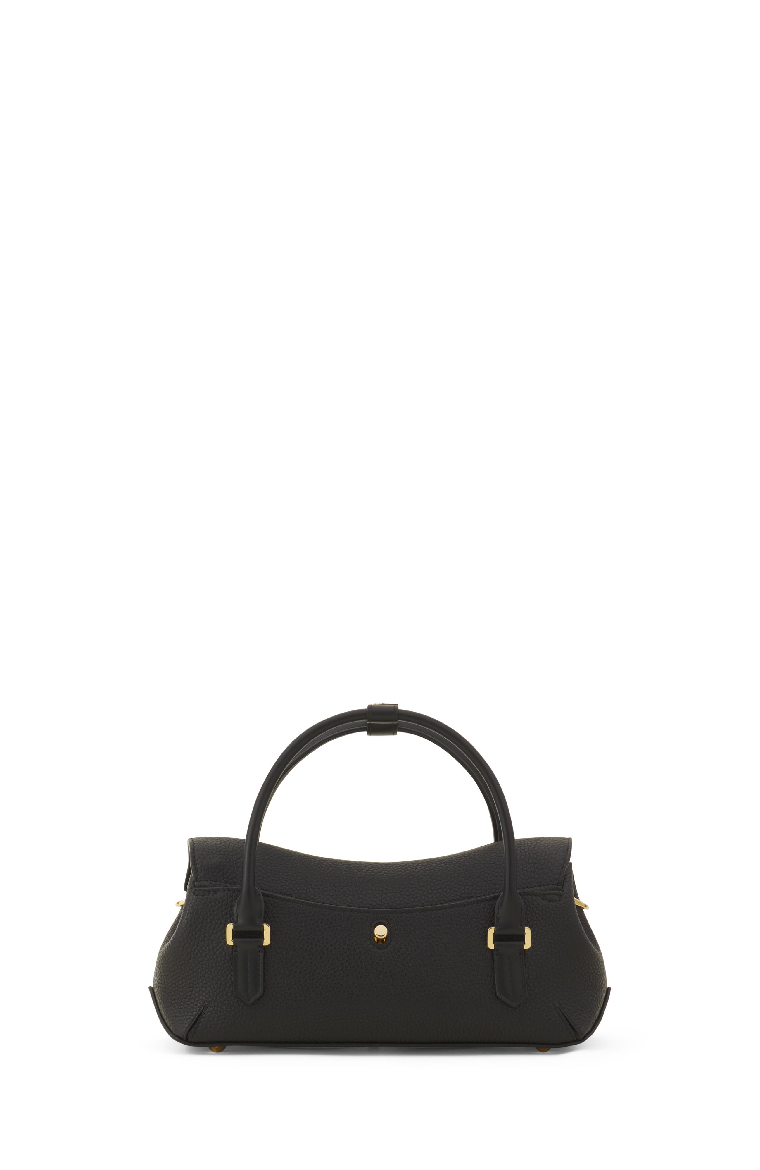 Le Confident By Lanvin 26 Leather Bag, Alternate, color, Black