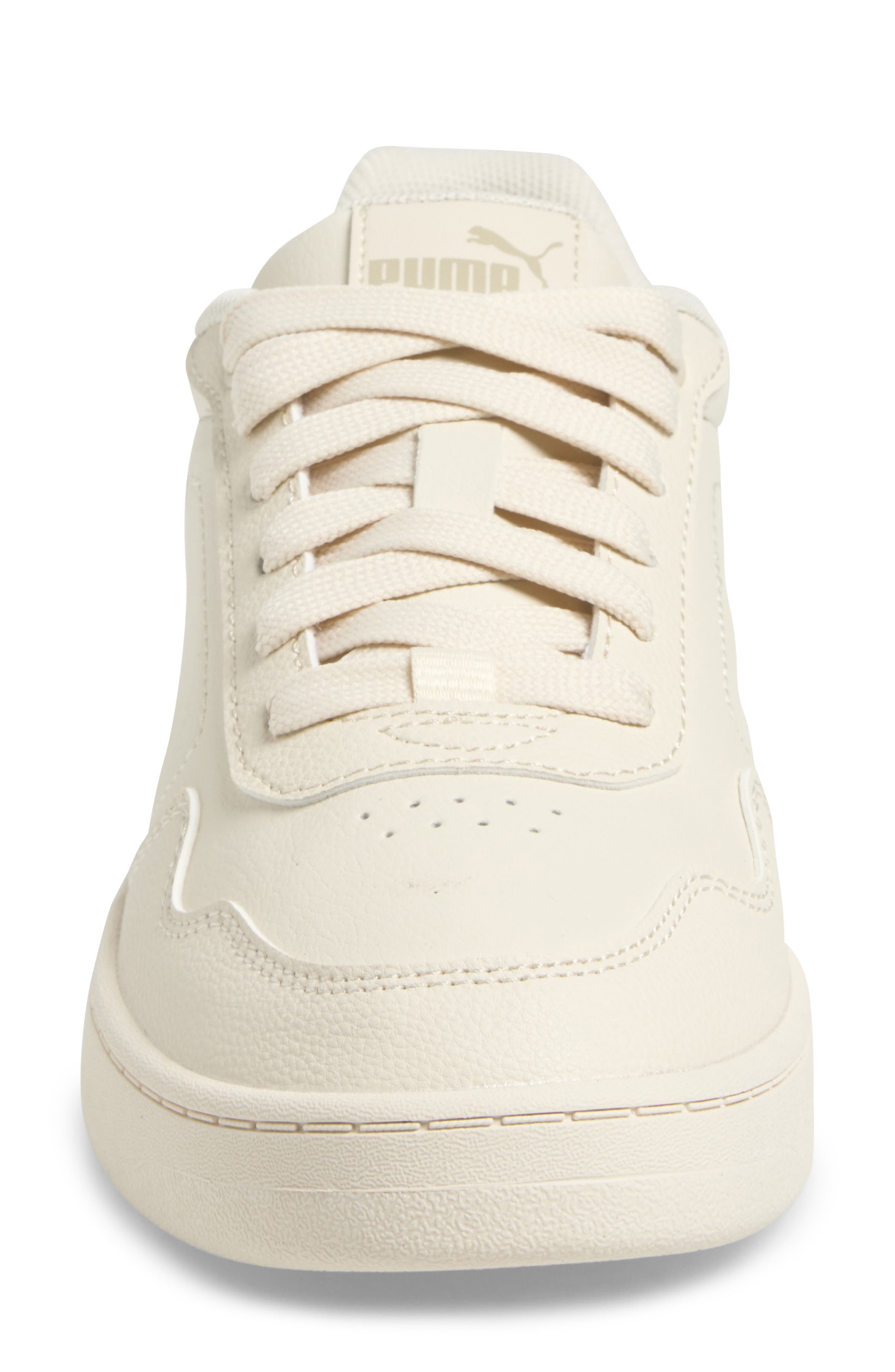 PUMA Court Classy Sneaker, Alternate, color, Alpine Snow-Desert Dust