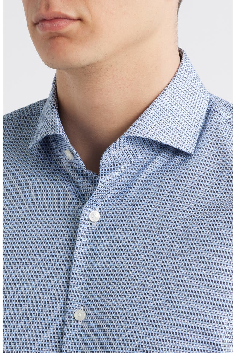 Hank Slim Fit Easy Iron Dress Shirt, Alternate, color, DARK BLUE