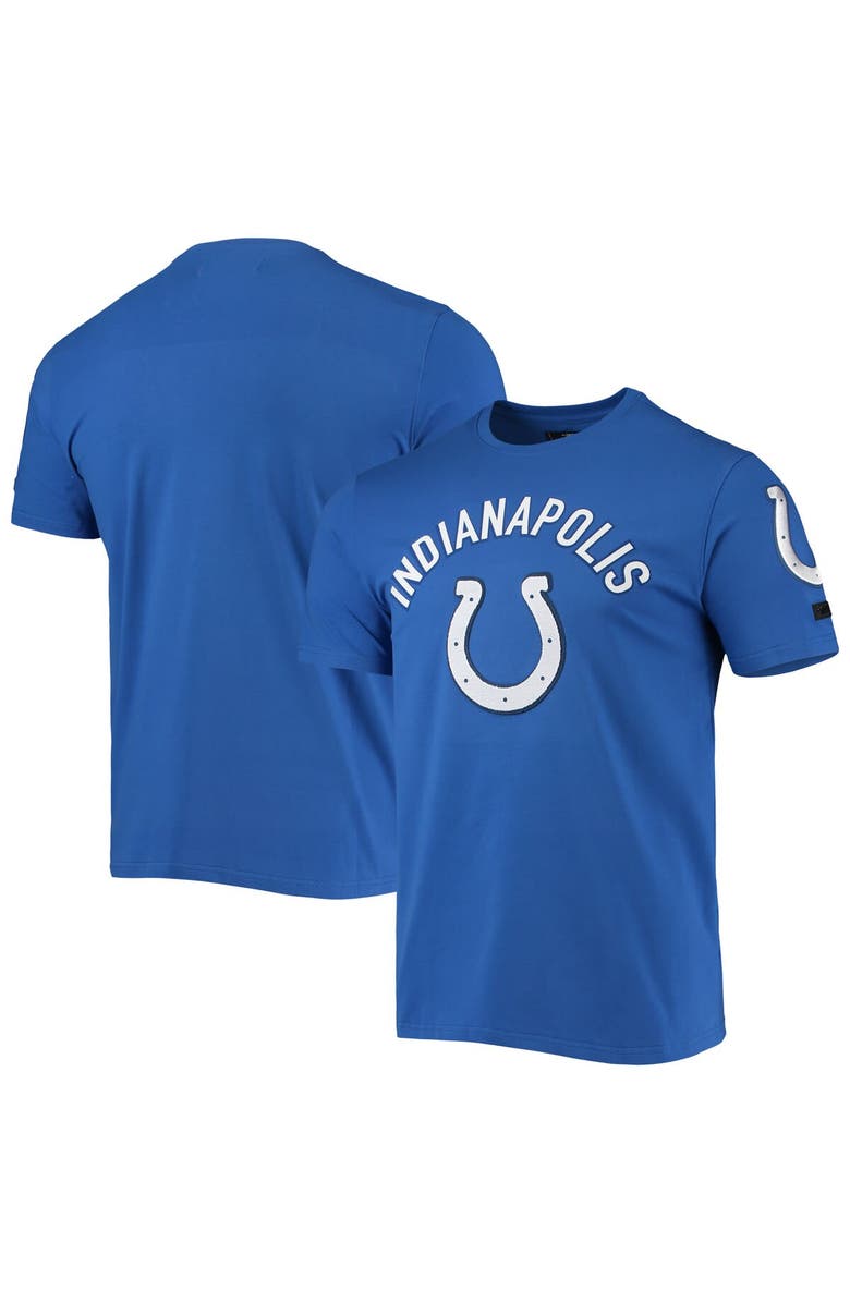 PRO STANDARD Men's Pro Standard Royal Indianapolis Colts Team Classic Bristle Slim-Fit T-Shirt, Main, color, Royal