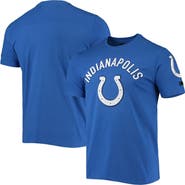 PRO STANDARD Men's Pro Standard Royal Indianapolis Colts Team Classic Bristle Slim-Fit T-Shirt