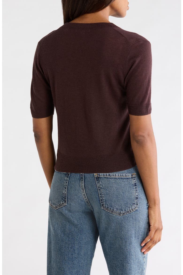Crewneck Wool Sweater, Alternate, color, GANACHE