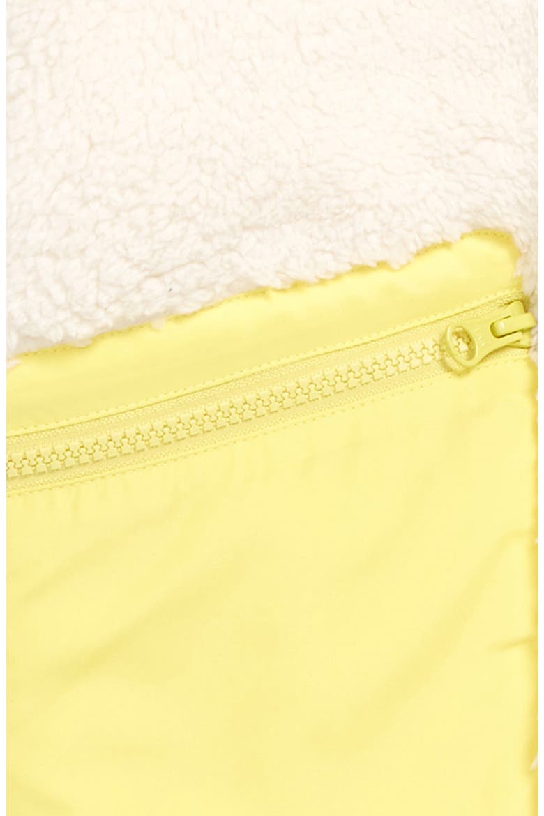 Kids' Reversible Fleece & Quilted Puffer Jacket, Alternate, color, IVORY EGRET- OLIVE ACACIA
