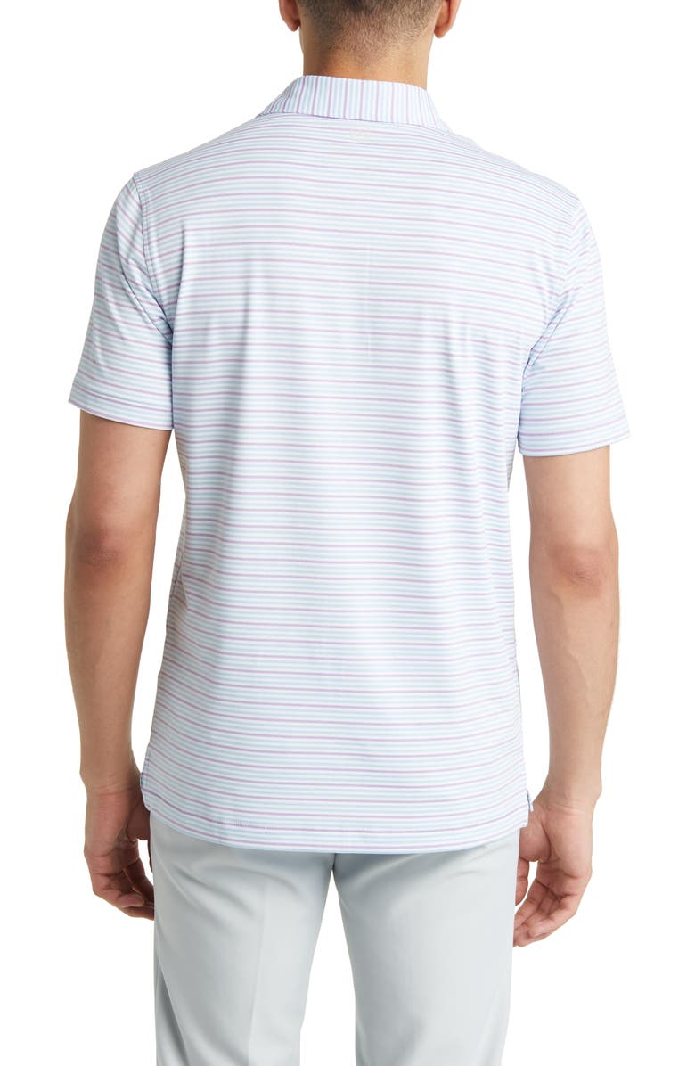 Peter Millar Garcia Stripe Performance Jersey Polo, Alternate, color, 