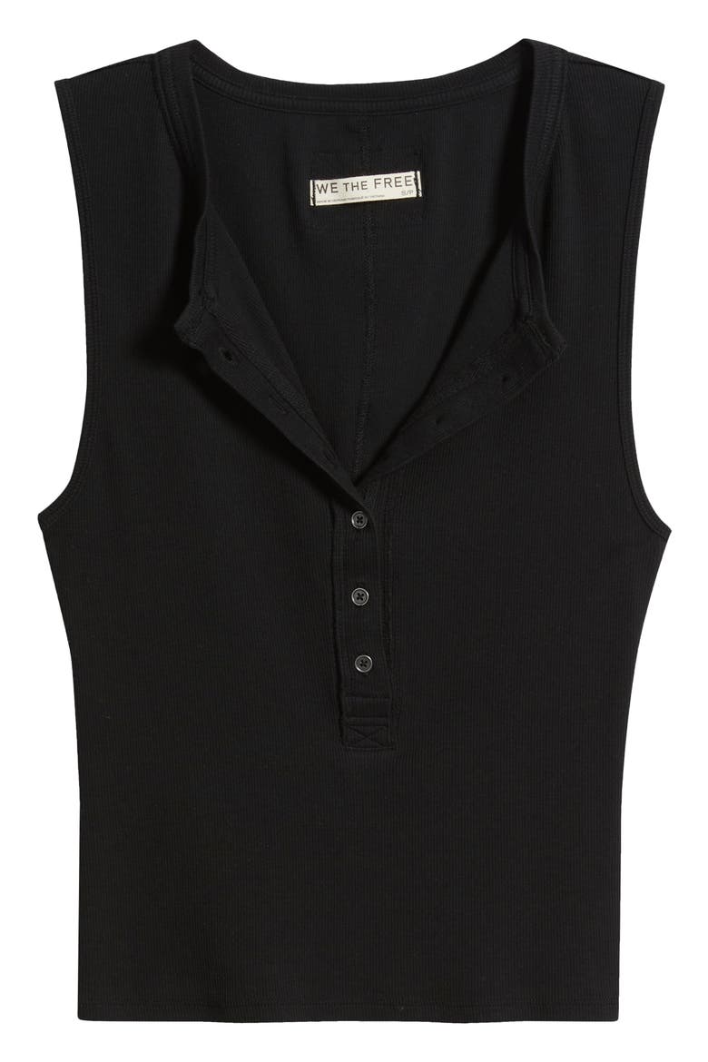 Jamie Rib Tank, Alternate, color, PITCH BLACK