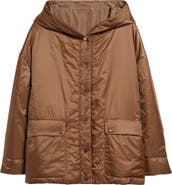 Max Mara GreenMo Insulated Hooded Jacket | Nordstrom