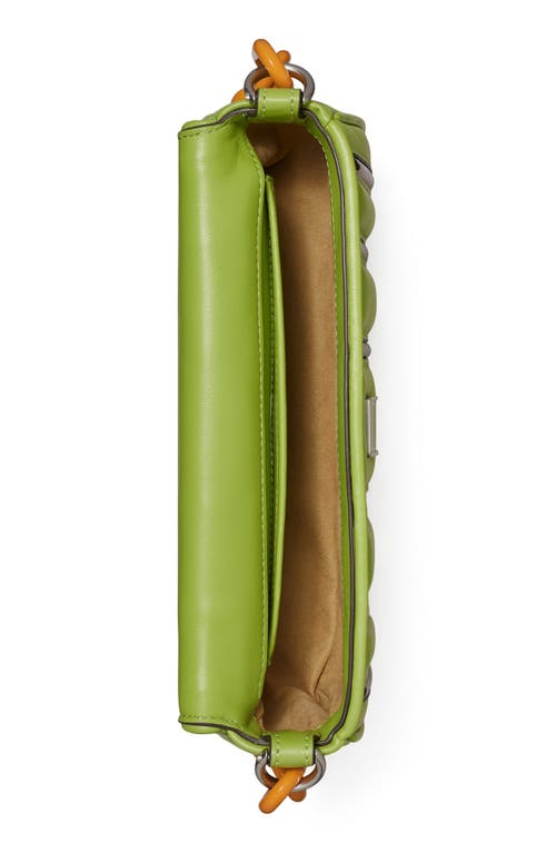 Tory Burch Small Kira Stripe Bombe Convertible Shoulder Bag