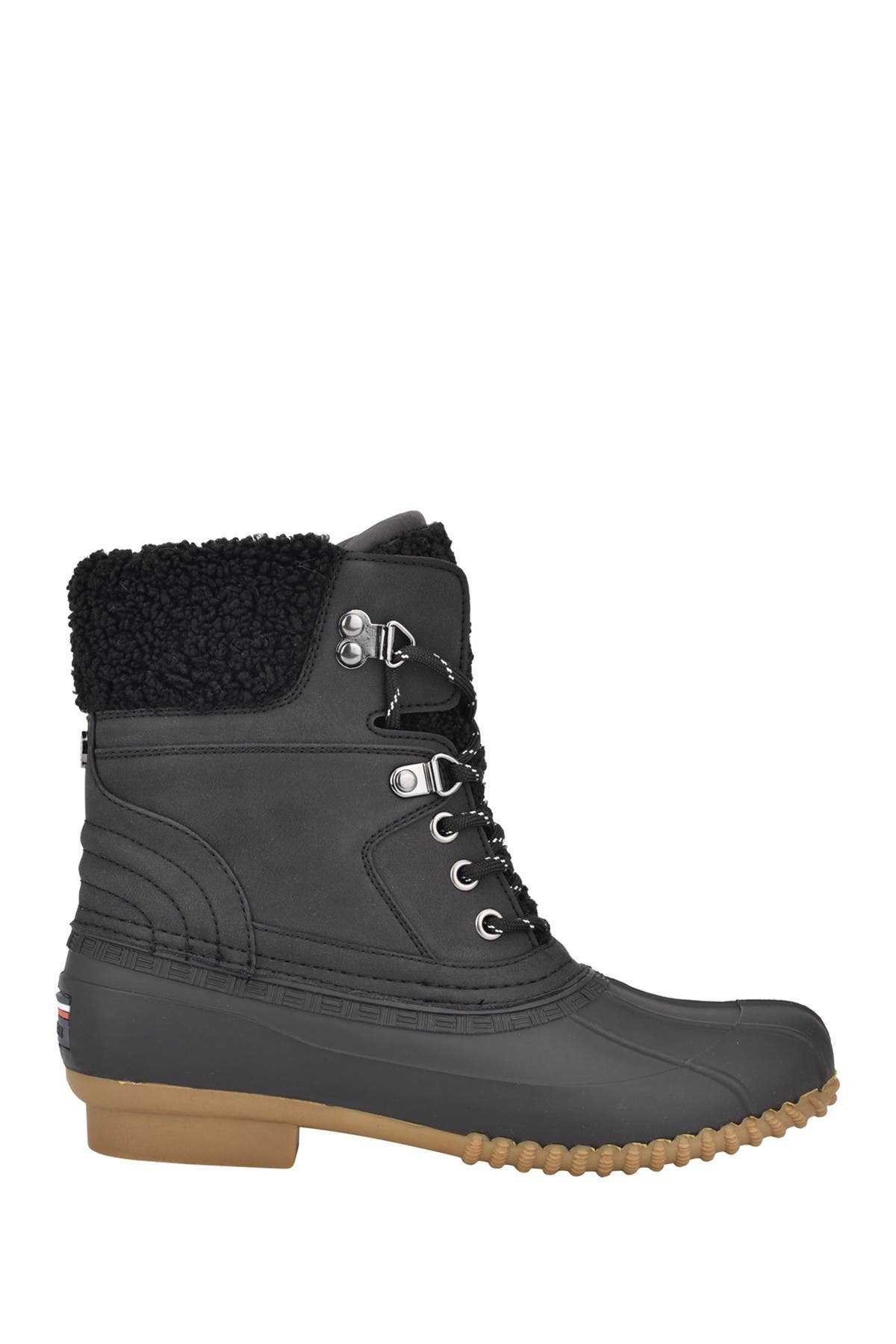 Tommy Hilfiger Rainah Faux Fur Lined Rain Boot, Alternate, color, 