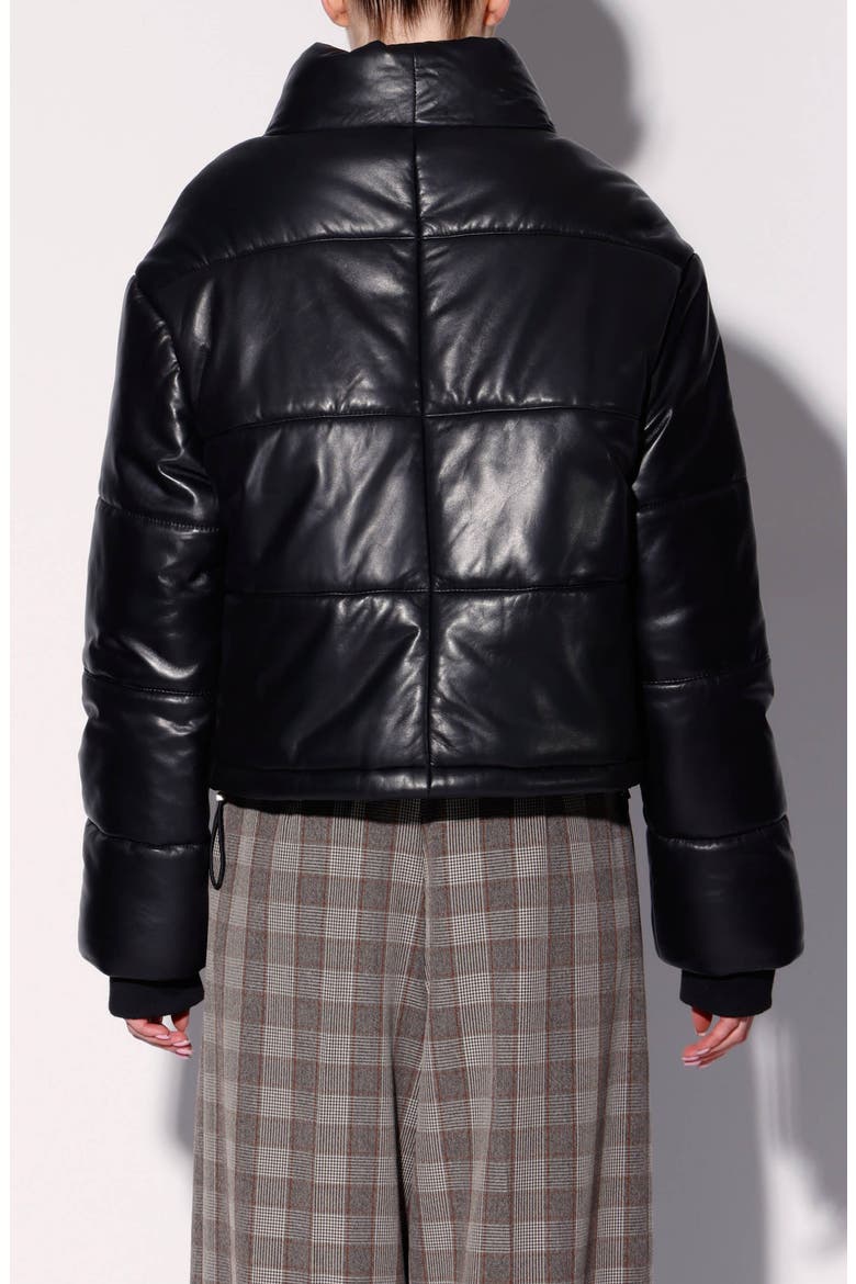 Jesse Quilted Leather Jacket, Alternate, color, BLACK