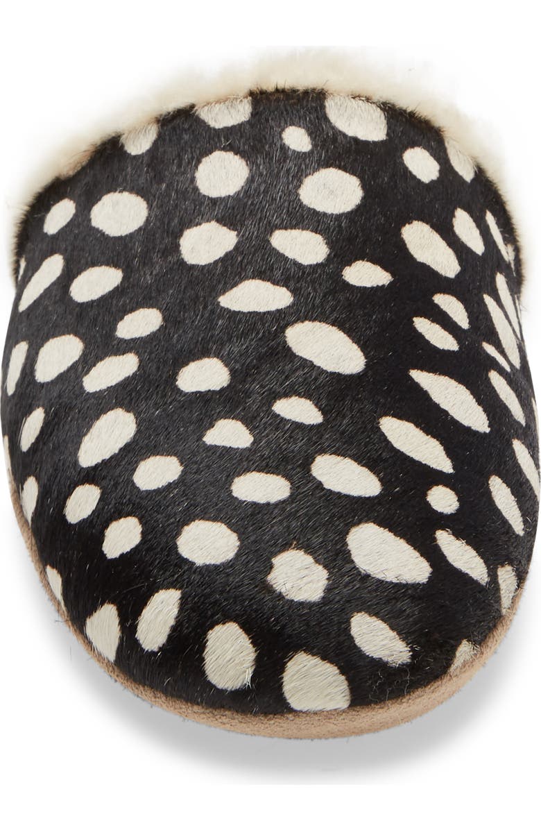 Freda Salvador James Genuine Calf Hair & Genuine Shearling Slipper, Alternate, color,