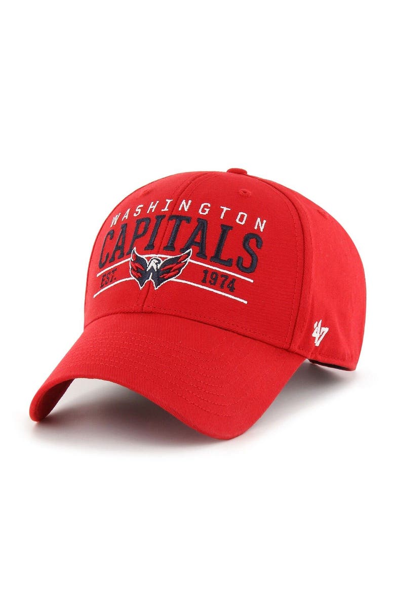 '47 Men's '47 Red Washington Capitals Centerline MVP Adjustable Hat, Main, color, Red