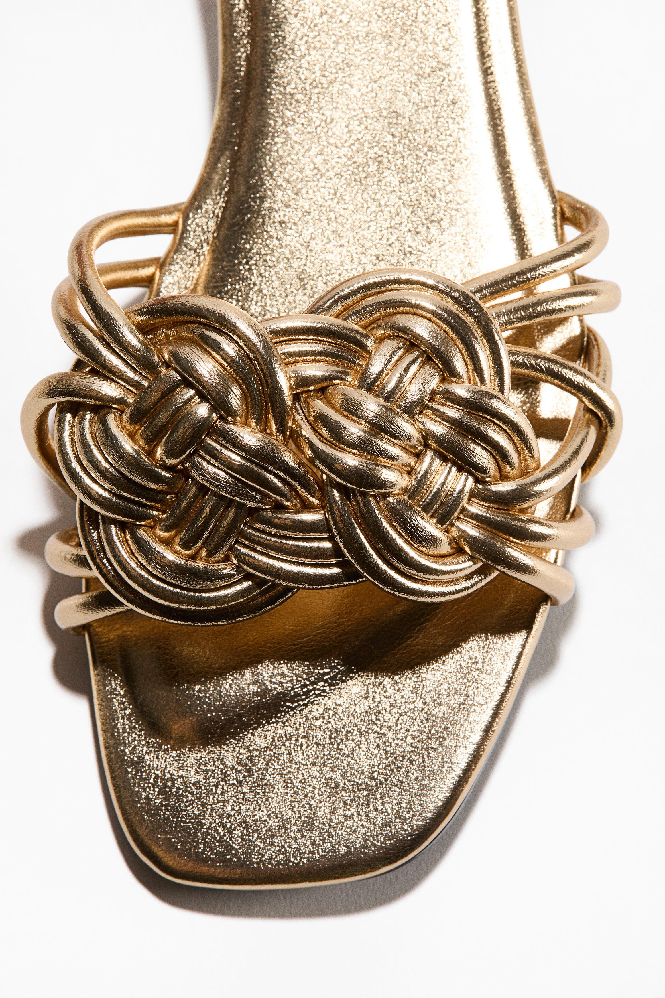 H&M Sandals, Alternate, color, Gold-Colored