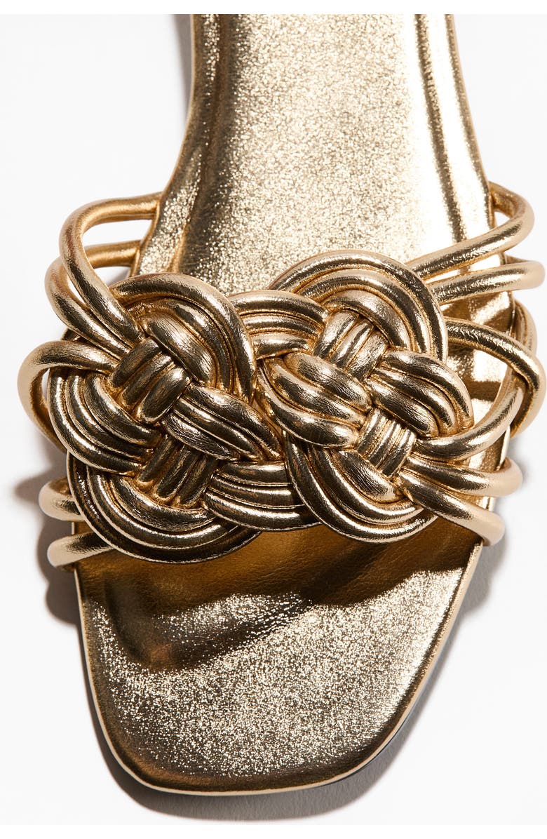 H&M Sandals, Alternate, color, Gold-Colored