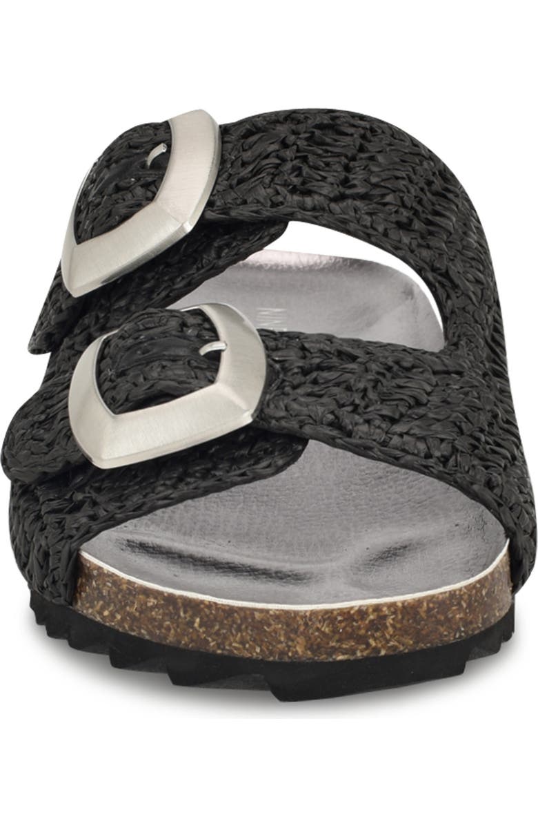 Nine West Tenly Raffia Slide Sandal, Alternate, color,