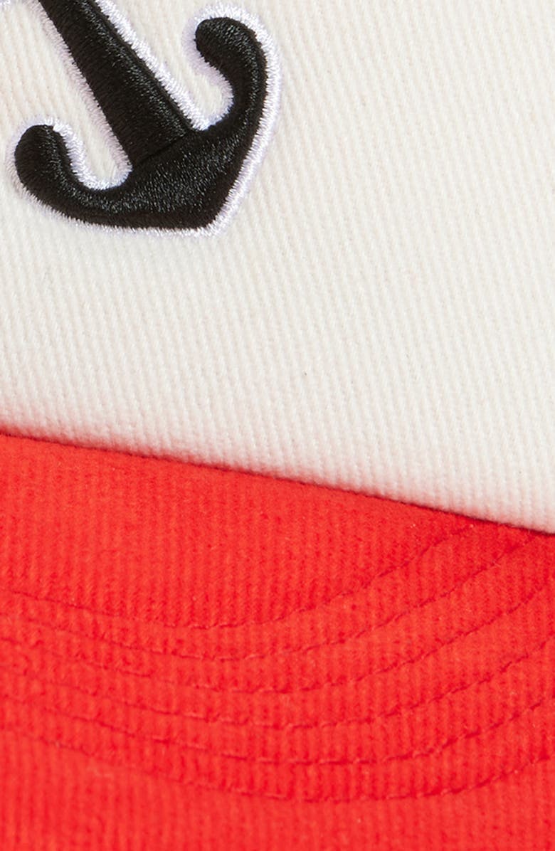 Off-White Embroidered Arrow Trucker Hat, Alternate, color, 