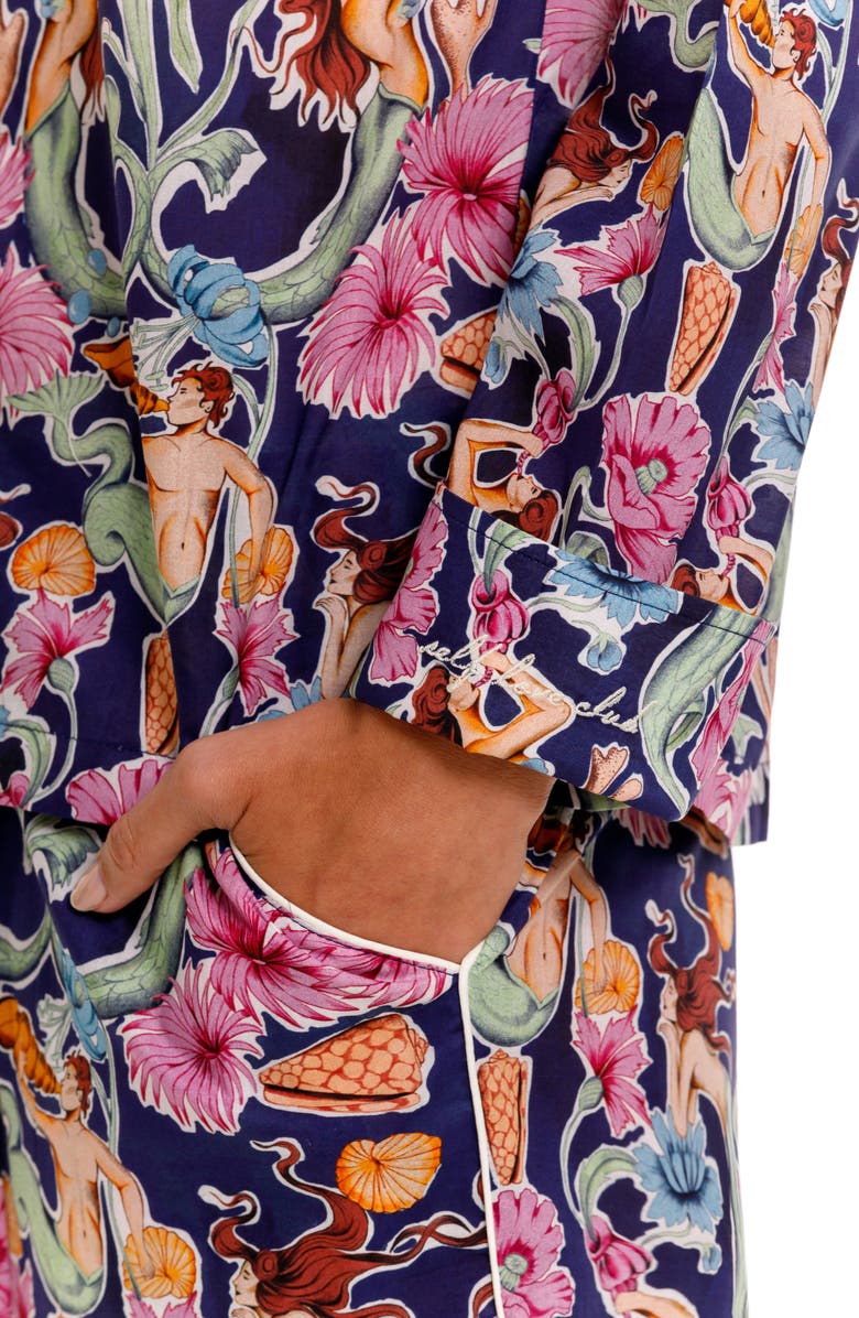 The Lazy Poet Emma Cotton Pajamas, Alternate, color, Blue