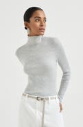Brunello Cucinelli Cashmere and silk Sparkling sweater