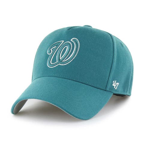 Men's '47  Teal Washington Nationals Ballpark Offside Adjustable Hat