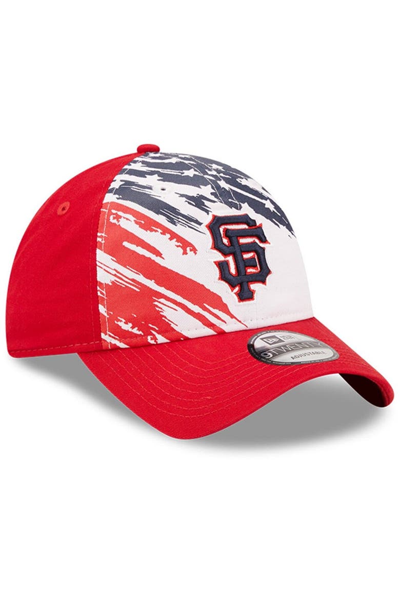 Men's New Era Red San Francisco Giants 2022 4th of July 9TWENTY Adjustable Hat, Alternate, color, Red