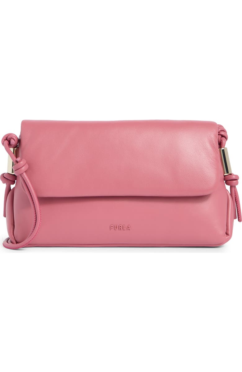 Furla Elettra Leather Crossbody Bag, Main, color, Blush Pink