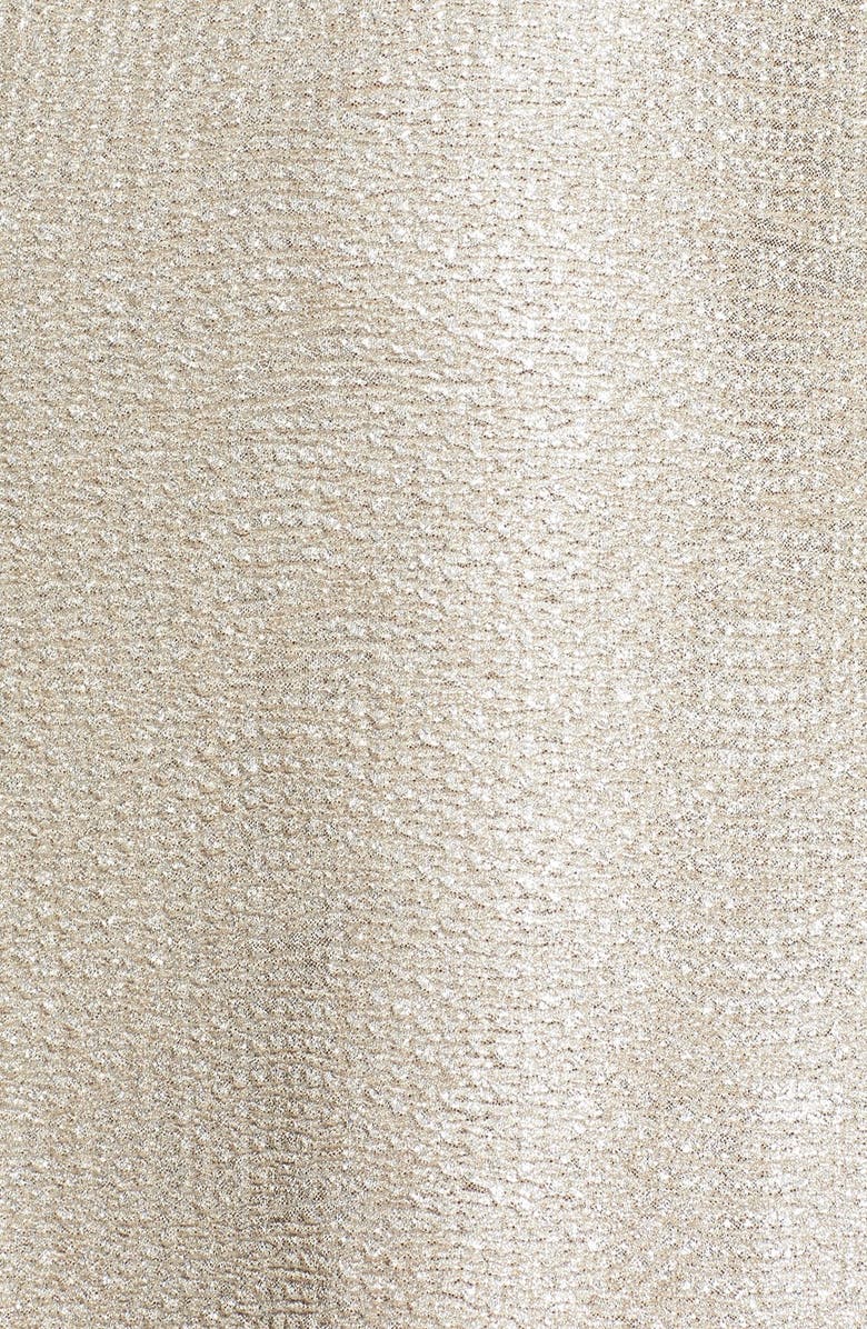 Tory Burch 'Kathleen' Metallic Skirt, Alternate, color,