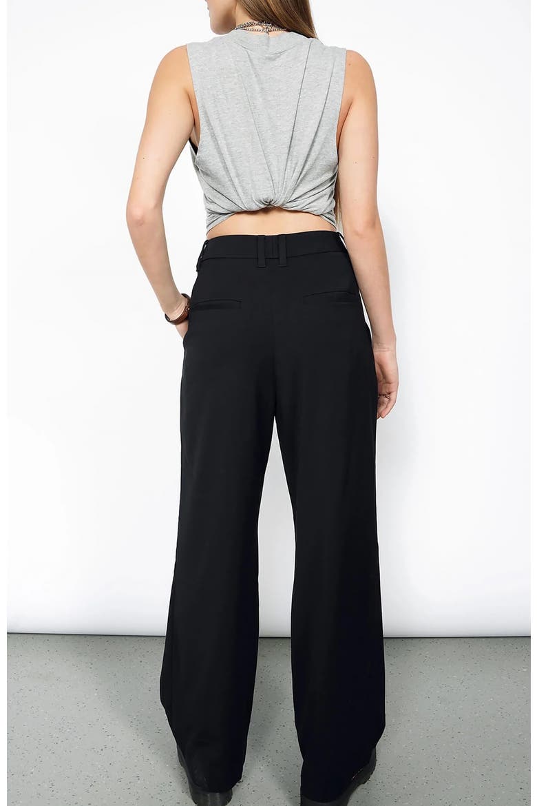 The Empower Wide Leg Trouser, Alternate, color, BLACK